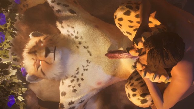 Cheetah Yiffs Twink Boy & Cums Inside Him (Furry Gay Sex)  Wild Life Furries