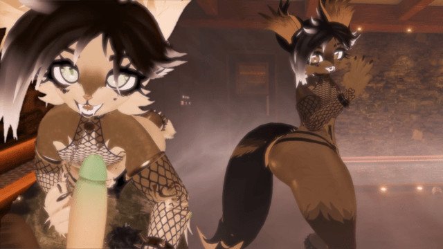 Horny Femboy Foxy Couldn't Hold Back...