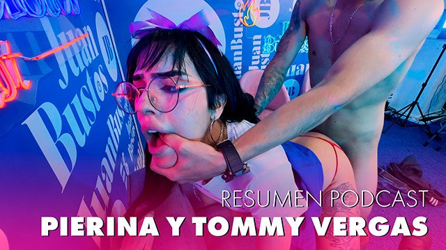 Pierina latina lesbian loses virginity to a big cock on Juan Bustos Podcast