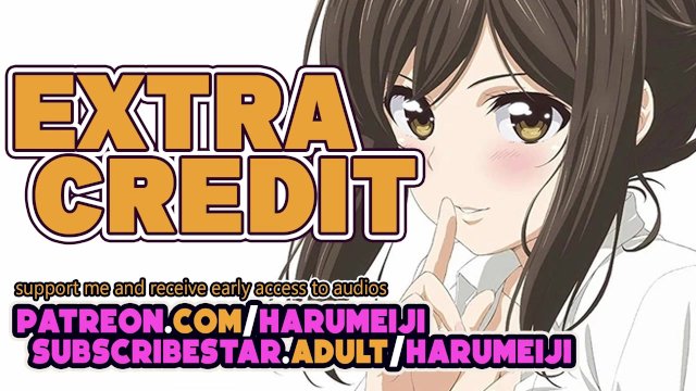 [F4M] Extra Credit  Erotic Audio Roleplay [public] [creampie] [risky]
