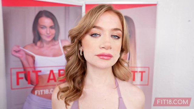FIT18 - Elsa Violet - POV Casting And Creampie of Curvy Blue Eyed Amateur - 60FPS