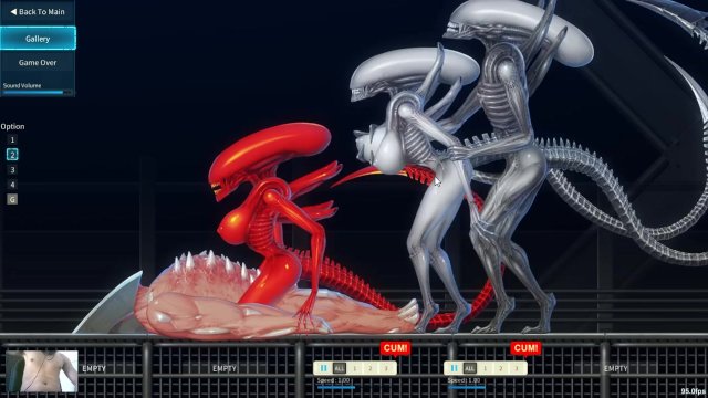 PROJECT EVE- All the giant aliens animations