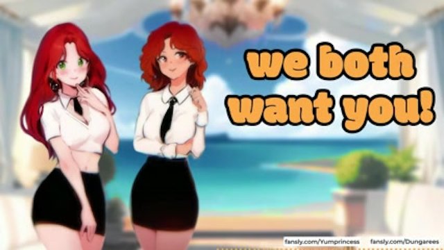 ASMR  Two Horny Girls Share Your Cock at the Milking Table [Threesome] [AUDIO] Ft. @GirlInDungarees