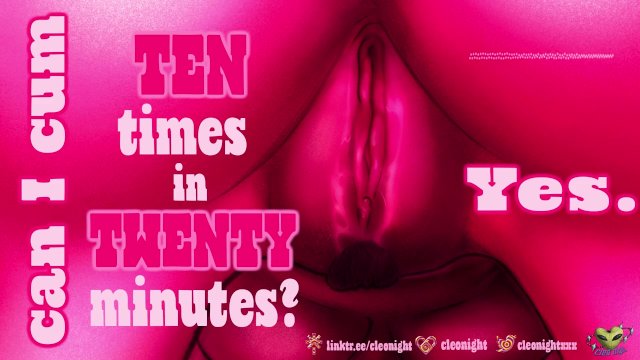 CAN I CUM 10 TIMES IN TWENTY MINUTES OR NOT??? [voice only][NSFW AMSR][Dirty Talk]