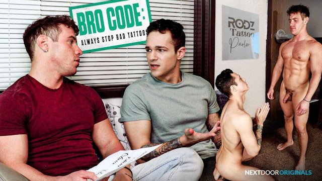 If You Don't Get The Tat, I'll SUCK your DICK - Jayden Marcos, Kyle Fletcher - NextDoorStudios