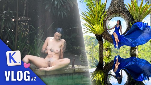 Elle se fait plaisir avec Strap-on-Me dans la piscine après une Journée à Bali - Vlog Française
