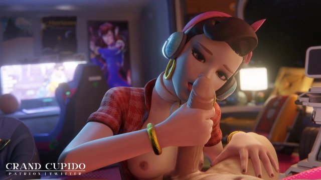 [Compilation]Your Dick is Under Arrest Blowjob team [Grand Cupido]( Overwatch )