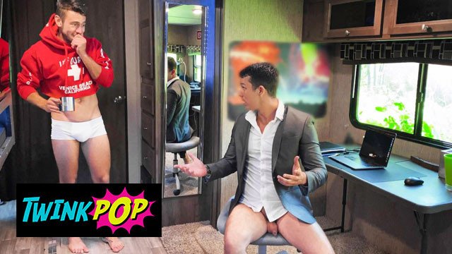 TWINKPOP - Dante Colle Fucks His Bf Nic Sahara's Tight Asshole Really Hard While On A Job Interview