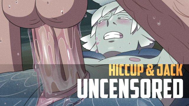 Only mermaid moans and plap noises  Hiccup & Jack Frost ANIMATION (no dialogue)