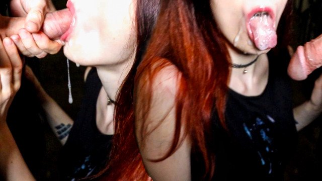 I gave HUGE FACIAL for 18yo slut in the entrance after fuck - Reislin&RedRock