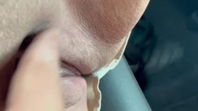 Finger Fucked by Uber Driver in Public