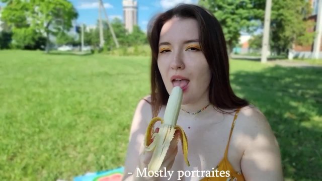A SULTRY JUICY BITCH IN A CLEARING PICKED UP A STUPID FUCKER AND FUCKED HIM