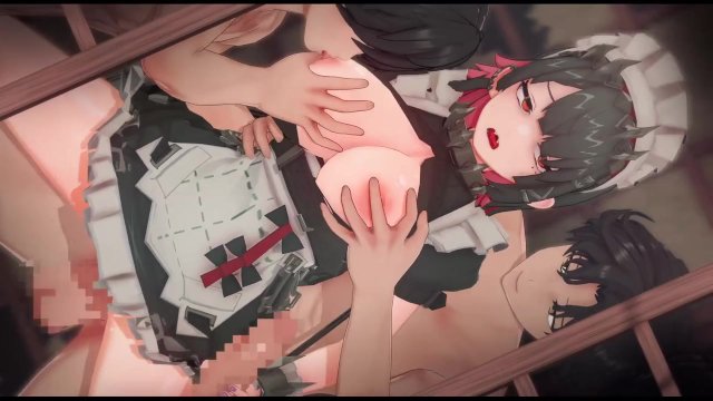 【ゼンレスゾーンゼロ】エレン・ジョーが複数人に乳揉まれ攻められる3Dエロアニメーション(part2。Zenless Zone Zero Ellen Joe gangbang. 艾莲・乔)