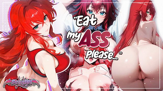 HENTAI JOI - Rias Gremory dominates you and crushes you with her fat ass