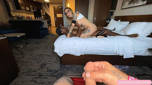 Wife Gets Fucked by BBC while Cuck Hubby Jerks Off
