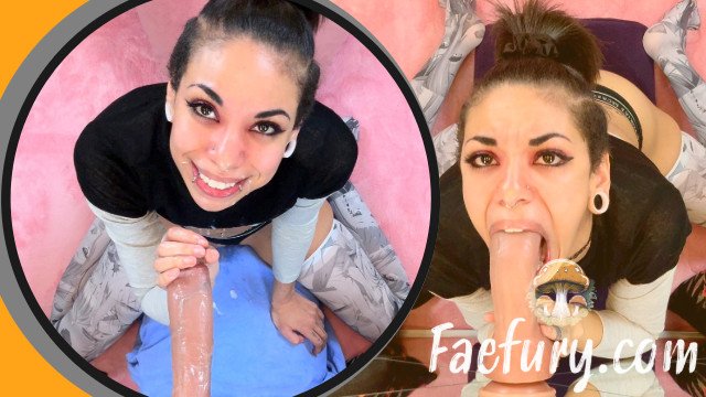 Tiny Slut Sucks and Fucks Your Big Thick Cock in POV - Fae Fury