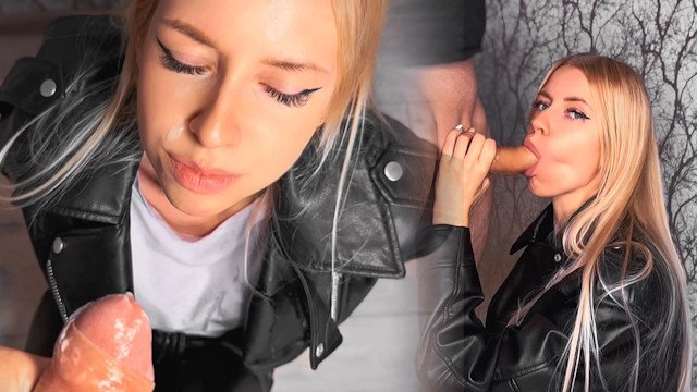 I deepthroat until I drool on my leather jacket