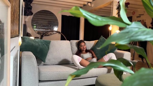 Neighbour caught petite desi miaz and fucks her good