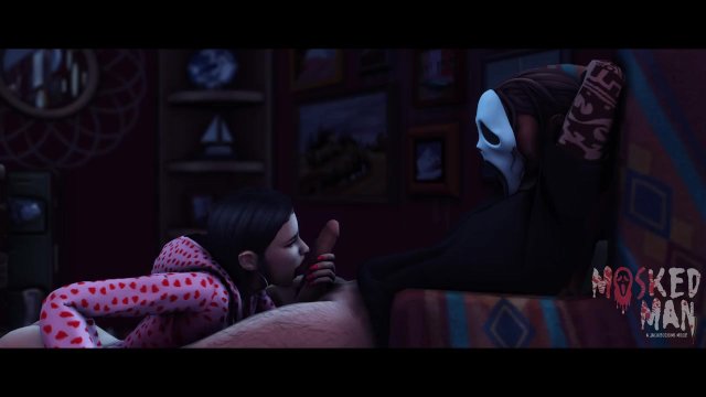 Your ex wears a Ghostface mask and chases you in the basement - Sims 4 stories - JackieCoxSims