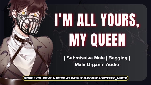 Milking Every Drop of Cum From Your Submissive Boyfriend's Cock  Male Moaning ASMR for Women