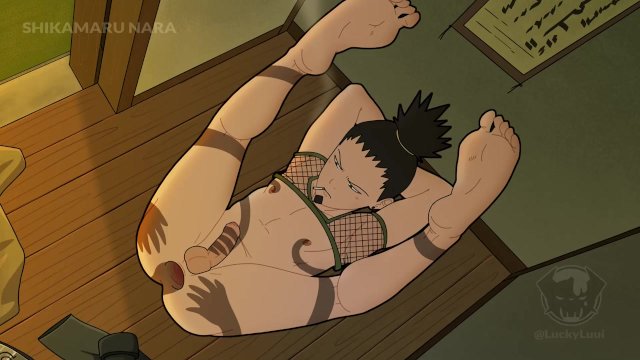 Shikamaru gets fucked by his shadow (Naruto)[Anime Gay Hentai Yaoi]