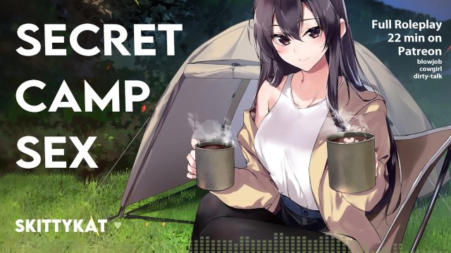 Awkwardly Assertive Friend Cums in Your Tent ⛺ [Sneaky sex] [Fingering] [Friends to lovers] [F4M]