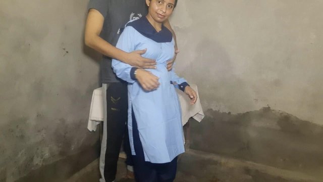 Indian schoolgirl fucked her teacher for the first time, student and teacher sex viral video