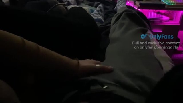 POV Netflix and Chill with my Girl (caresses, rubbing, clothes on) Full Video on OnlyFans