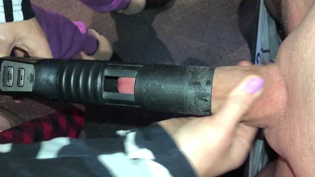 Vacuum Cleaner Blowjob - She Uses The Vacuum Cleaner To Suck The Cum Right Out Of Me