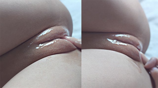 Wet PUFFY PUSSY masturbation and intense moaning  Female Orgasm
