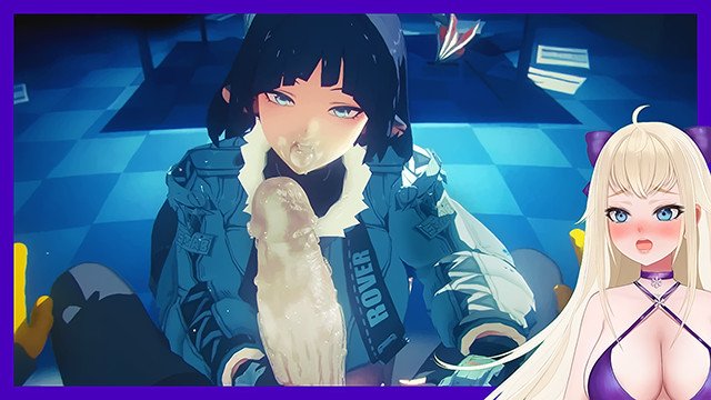 Zenless Zone Zero hentai  Jane Doe sucks dick and slobbers on it