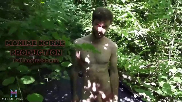 FRENCH VLOG : Steamy Forest Hookup with a Hiker Raw Blowjob and cum eating Passion Maxime Horns