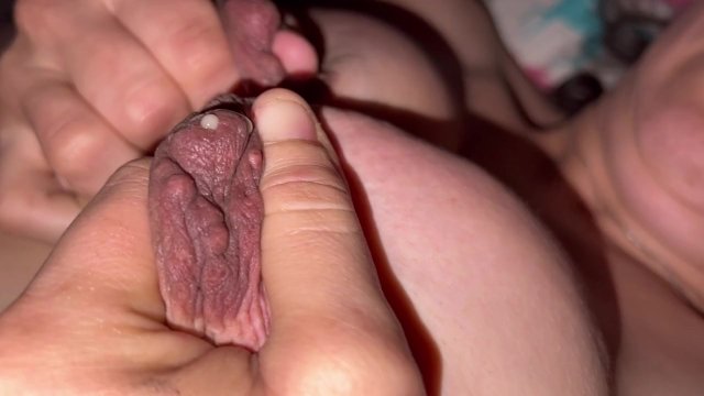 Pregnant loves a anal cream pie
