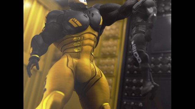 Size Theft Muscle Growth Animation, 1 ball & 8 ball