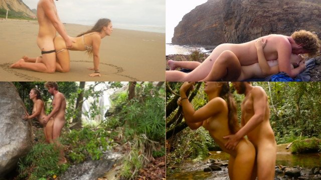 Wildest outdoor sex compilation - Rainforest, Beach, Desert, Tropical island