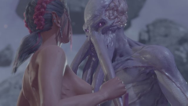 The Emperor Sex Scene with Tiefling Tav (Mind Flayer Form) Baldur's Gate 3 (BG3)