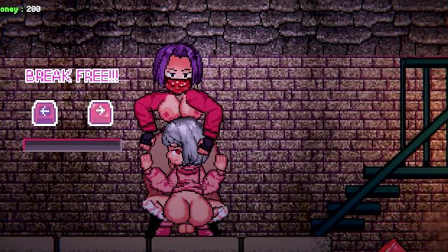 World of Futanari, gave a blowjob in the slums