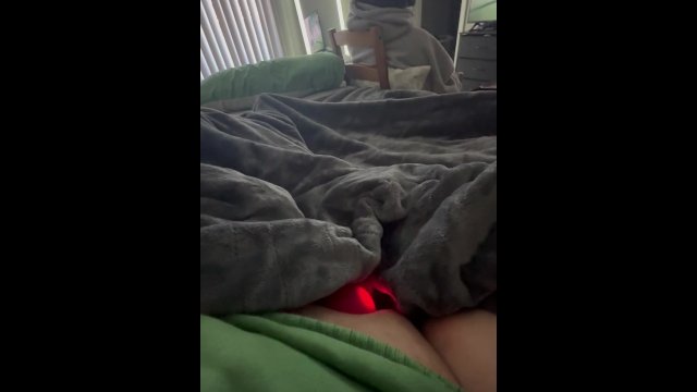 GETTING CAUGHT PLAYING WITH MY PUSSY- he talks me through my orgasm