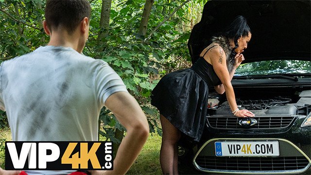 MATURE4K. Gorgeous Texas Patti is having kinky sex with a huge cock in the woods