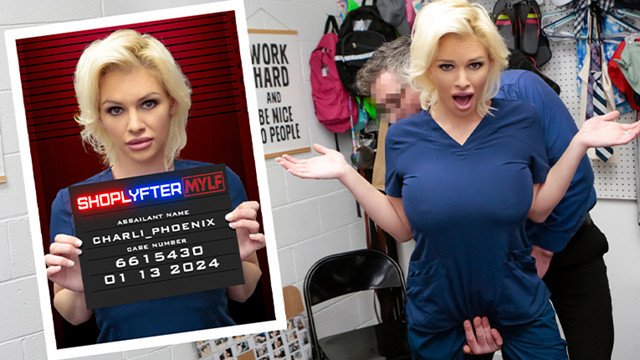 Blonde Nurse Gets Caught Shoplifting Medical Supplies - Shoplyfter