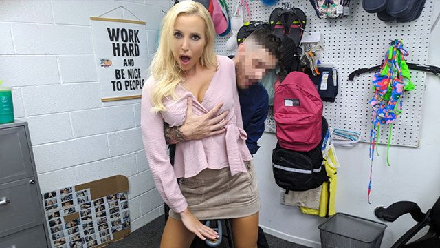 Shoplyfter - Buxom Blonde Milf Sophia West Gets Stripped And Cavity Searched In The Backroom
