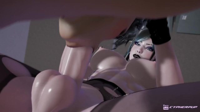 Femboy was caught watching his futa coworker's porn and ended up getting throat fucked