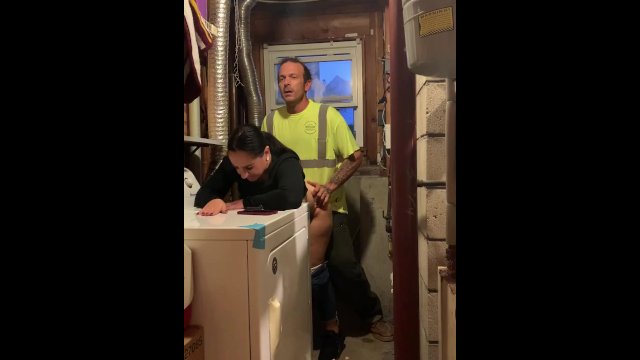 Banging a cheating fat ass in the basement