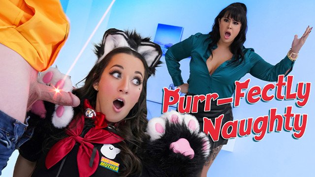 😻⛔Stop It! Angry Stepmom Fucks Neko Girl and Horny Stepson - AskYourMother