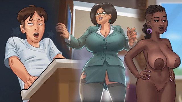 Miss Dewitt all Sex Scenes in Summertime Saga Porn Game Completed Sex Scenes Compilation