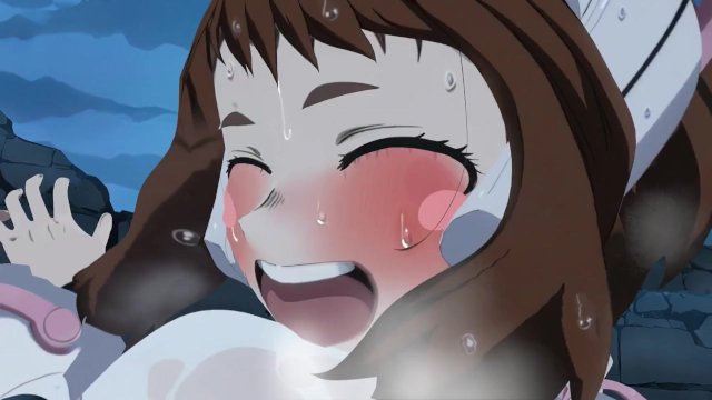 お茶子ちゃんのHなヒーロー活動 Uraraka Ochako Hentai 3d anime Japanese
