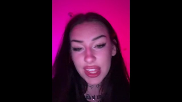 British Goth with huge ass JOI