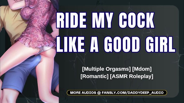 Dom Boyfriend Makes You Squirt Multiple Times on His Cock  Male Moaning Audio  ASMR for Women