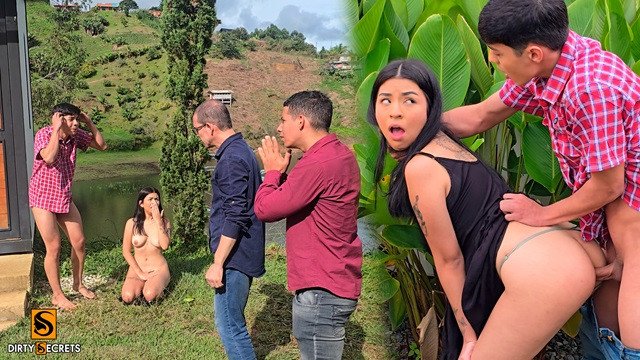MY FATHER-IN-LAW'S EMPLOYEE FUCKS MY FIANCÉE IN THE ASS ON THE RANCH