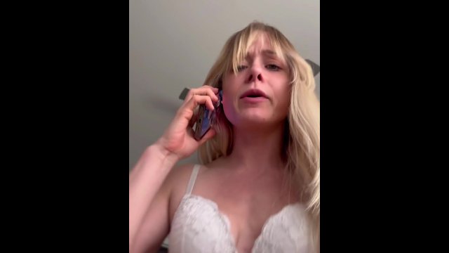 Cheating Slut takes phone call while getting fucked